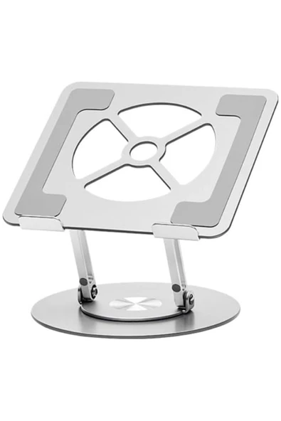 Coverzone X2 Katlanabilir Laptop Standı - Alüminyum Alaşım, 11-17 inç, Portatif, Dayanıklı, Rahat Kullanım - Resim 2