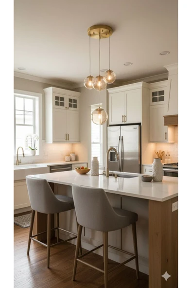 IŞILTI GLOP CAM 4'LÜ SARKIT - Resim 2