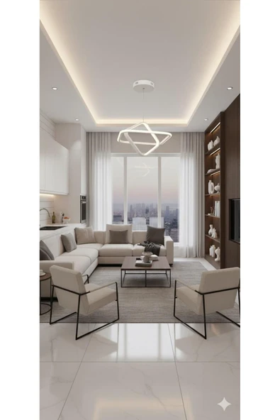 IŞILTI VİRA 2'Lİ KARE 30X30 sarkıt ürün görseli 1