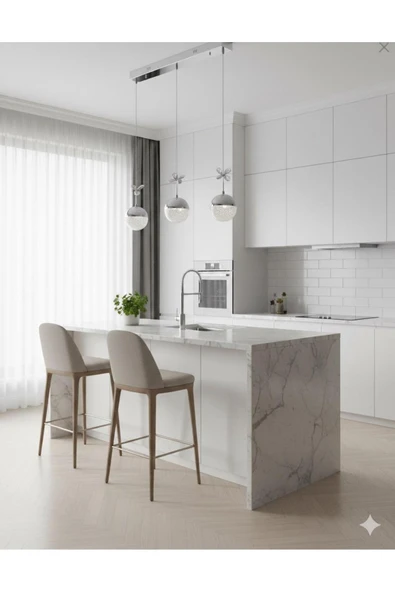 IŞILTI DALİ 3L YEMEK MASASI - Resim 2