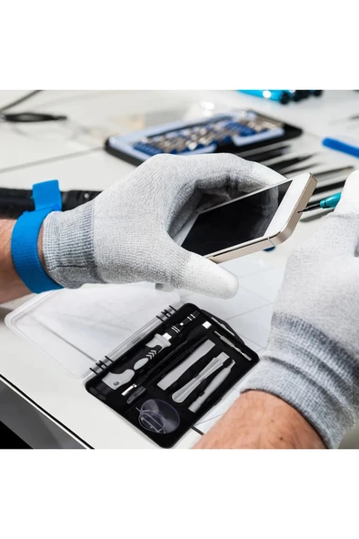 Coverzone 115 Parça Onarım Seti - Hassas Tornavida, Krom Vanadyum Çelik, Ergonomik Saplı Takım | TTS-115 - Resim 7