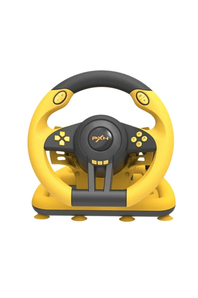 Coverzone Direksiyon Seti – 180° Dönüş, Çift Motor Titreşim, Pedal ve Vitesli Oyun Direksiyonu | PXN V3 Pro - Resim 3