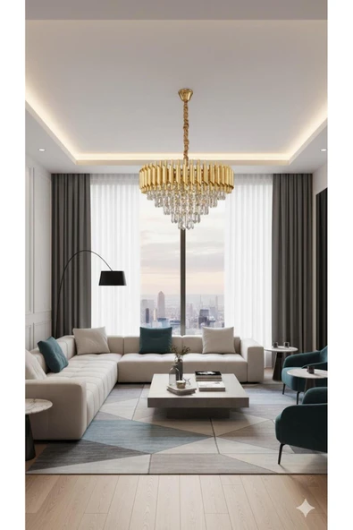 IŞILTI LARA 40 CM SARI YALDIZ - Resim 2