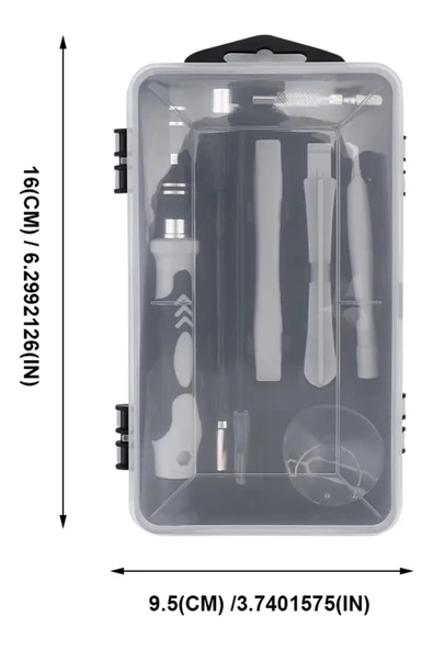 Coverzone 115 Parça Onarım Seti - Hassas Tornavida, Krom Vanadyum Çelik, Ergonomik Saplı Takım | TTS-115 - Resim 5