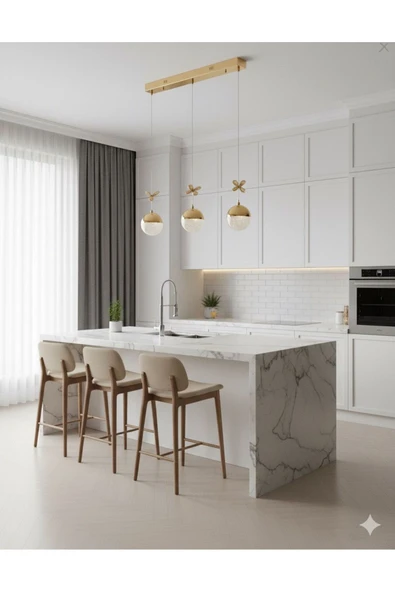 IŞILTI DALİ 3L YEMEK MASASI - Resim 2