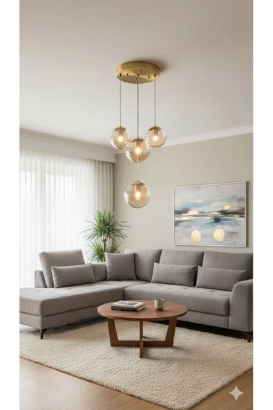 IŞILTI GLOP CAM 4'LÜ SARKIT ürün görseli 1