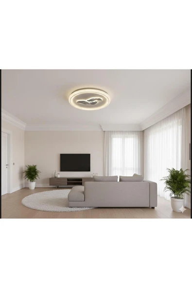 IŞILTI Tüy 50 cm ledli profonyer - Resim 2