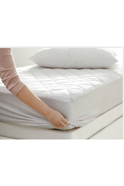 İlkim Tek Kişilik Kapitone Yatak Koruyucu Alez ürün görseli 1