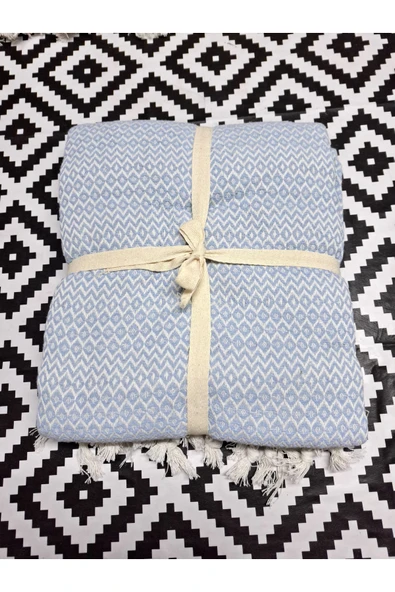 cs ilkim PAMUKLU PİKE RENKLİ DESENLİ ÖRTÜ ürün görseli 1