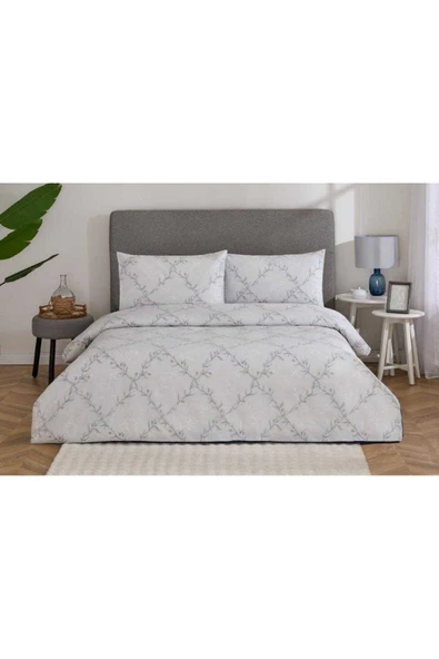 Özdilek Nevresim Takımı Nev Çift Kişilik Gri Lupınus ürün görseli 1