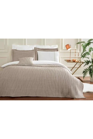 Özdilek Özdilek Yatak Örtülü Nevresim Takımı Celestıal Bej ürün görseli 1