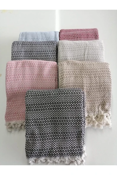 cs ilkim PAMUKLU PİKE RENKLİ DESENLİ ÖRTÜ - Resim 2