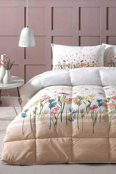 Özdilek Nev Spring Garden Çift Kişilik Uyku Seti Somon ürün görseli 1