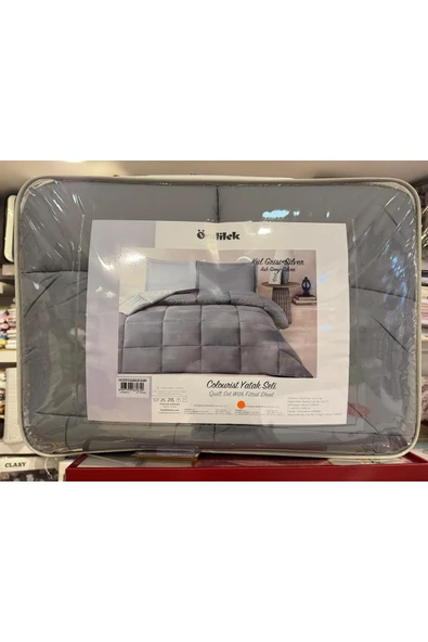 Özdilek Çift Kişilik Ranforce Yatak/uyku Seti Kül Gri - Resim 4