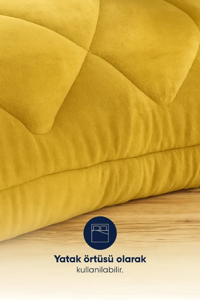 cs ilkim Naturaé Çift Kişilik Lüx Wellsoft Yorgan Çift Taraflı 195 X 215 - Resim 3