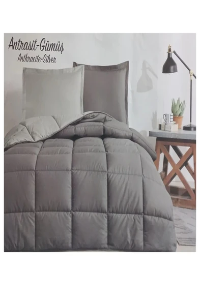 Özdilek Colourist Çift Kişilik Yatak Seti Gümüş Antrasit ürün görseli 1