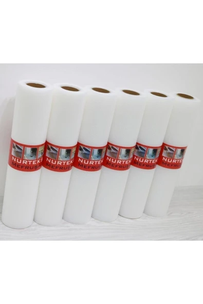 Nurteks Home Eva Pıtırcık Raf Örtüsü Yıkanabilir Şeffaf 45x10m ürün görseli 1