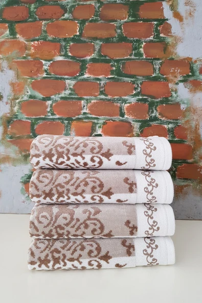 Özdilek Emily Havlu 4 ' Lü Kahve ürün görseli 1