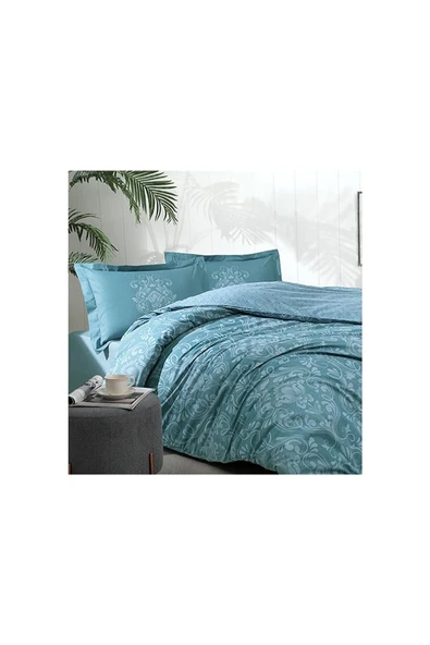 Özdilek Uyku Seti Çift Kişilik Ranforce Antico Petrol ürün görseli 1