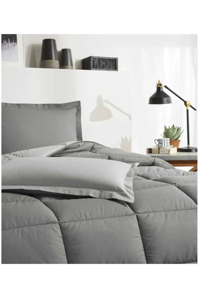 Özdilek Çift Kişilik Ranforce Yatak/uyku Seti Kül Gri - Resim 3