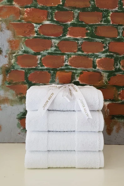 Özdilek Elissa 4'lü Havlu - Beyaz ürün görseli 1