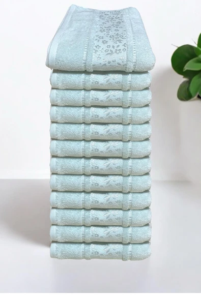 Pingolo Özdilek Camellia Havlu 12 Adet - Su Yeşili ürün görseli 1