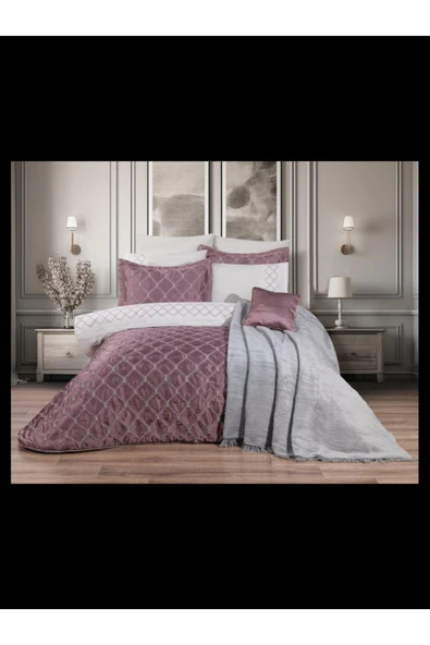 Özdilek ÖZDİLEK ROYAL ÇEYİZ SETİ MÜRDÜM 11 PARÇA - Resim 2