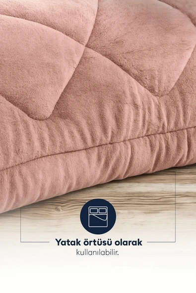 cs ilkim Naturaé Çift Kişilik Lüx Wellsoft Yorgan Çift Taraflı 195 X 215 - Resim 3