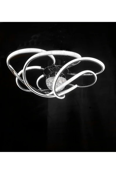 Bohem Aydınlatma Bohem Avize 3 renk LED Sarmaşık Tek Top Avize Beyaz/Sarı/Gün ışığı - Resim 4