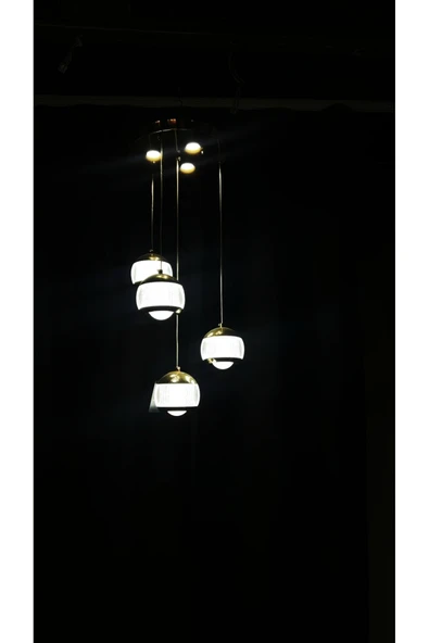 Bohem Aydınlatma Damla Sarkıt Avize Modeli 3 renk LED Modern Avize - Resim 4