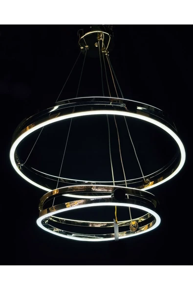 Bohem Aydınlatma LQ147 Modern/Lüks Avize 3 Renk Led Beyaz/Sarı/Gün ışığı - Resim 2