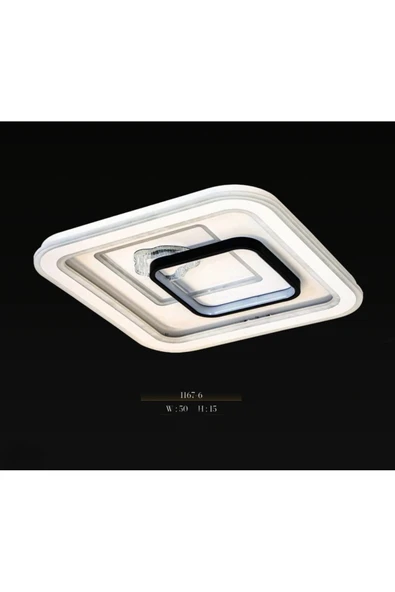 Bohem Aydınlatma Beyaz Plafonyer Tavana Sıfır avize 3 Renkli Gece Modlu Kumandalı avizeler ürün görseli 1