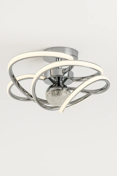 Bohem Aydınlatma Bohem Avize 3 renk LED Sarmaşık Tek Top Avize Beyaz/Sarı/Gün ışığı - Resim 5