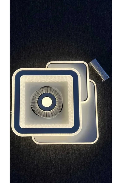 Bohem Aydınlatma Beyaz Plafonyer Tavana Sıfır avize 3 Renkli Gece Modlu Kumandalı avizeler - Resim 2