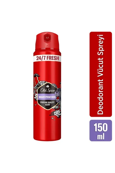Old Spice Night Panther Erkek Deodorant Sprey 150 ml ürün görseli 1
