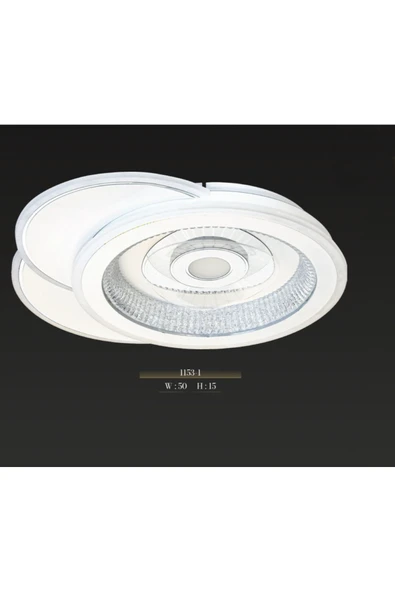 Bohem Aydınlatma Beyaz Modern Plafonyer Tavana Sıfır avize 3 Renkli Gece Modlu Kumandalı Salon Mutfak Yatak Odası ürün görseli 1