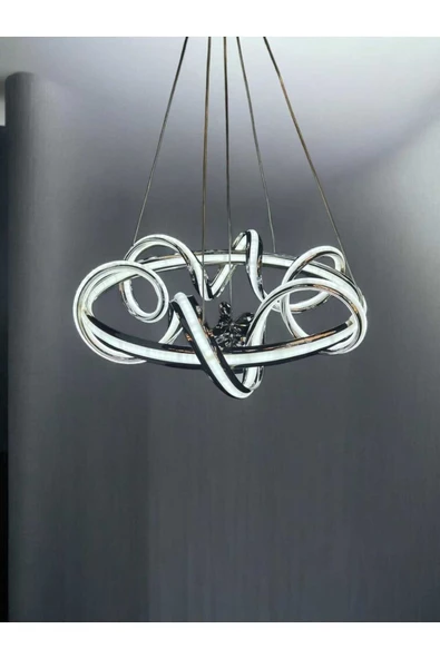 Bohem Aydınlatma kuzey avize 3 renk ledli Beyaz Sarı Gün ışığı salon avizeleri - Resim 3