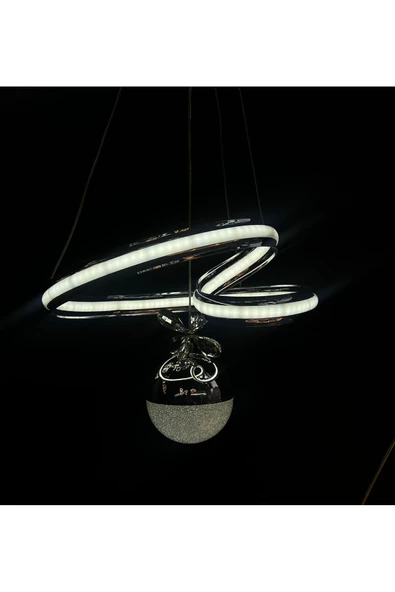 Bohem Aydınlatma Tek Göz 3 Renk Led Avize Sarı/Beyaz/Gün ışığı - Resim 6