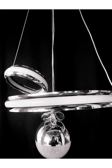 Bohem Aydınlatma Tek Göz 3 Renk Led Avize Sarı/Beyaz/Gün ışığı - Resim 3