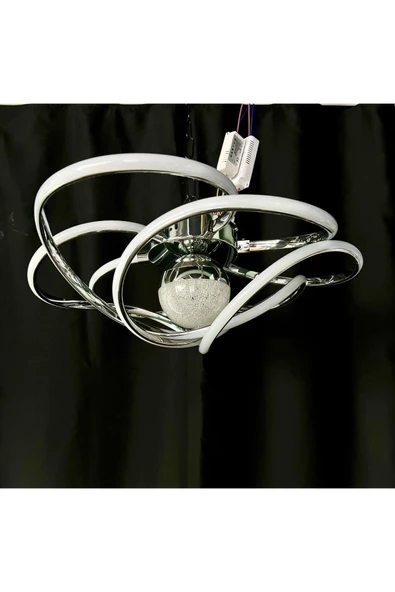 Bohem Aydınlatma Bohem Avize 3 renk LED Sarmaşık Tek Top Avize Beyaz/Sarı/Gün ışığı - Resim 3