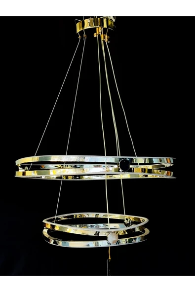 Bohem Aydınlatma LQ147 Modern/Lüks Avize 3 Renk Led Beyaz/Sarı/Gün ışığı - Resim 3