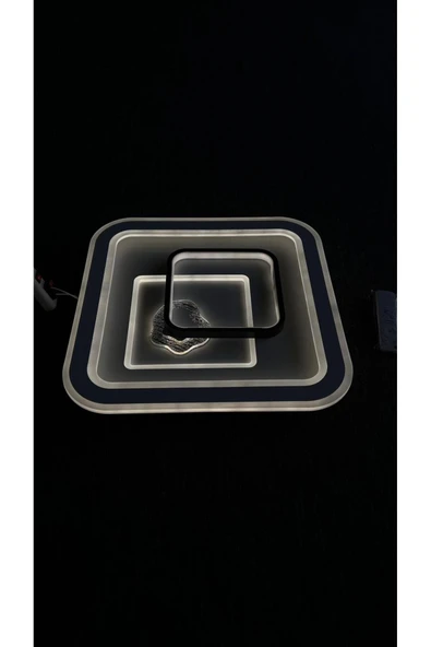 Bohem Aydınlatma Beyaz Plafonyer Tavana Sıfır avize 3 Renkli Gece Modlu Kumandalı avizeler - Resim 2