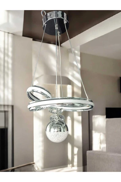 Bohem Aydınlatma Tek Göz 3 Renk Led Avize Sarı/Beyaz/Gün ışığı ürün görseli 1