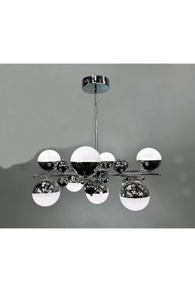 Bohem Aydınlatma bohem avize 9 lu ledli 3 renk kumandali salon avizesi MODERN - Resim 4