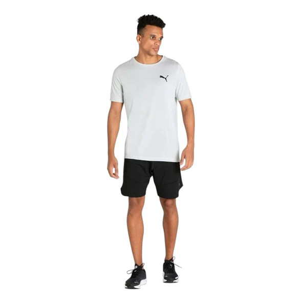 586725 Actıve Small Logo Tee Erkek T-shirt - Resim 2