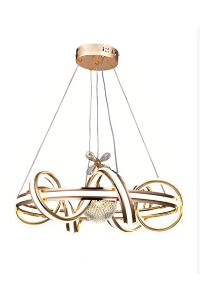 Bohem Aydınlatma kuzey avize 3 renk ledli avizeler salon avizeleri ürün görseli 1