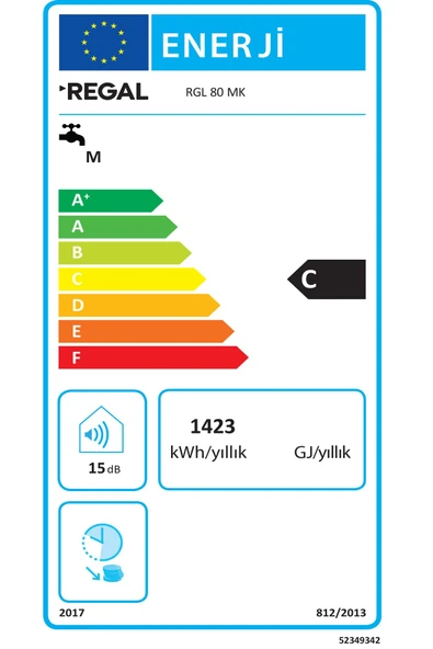 Regal RGL 80 MK Mekanik 80 lt Termosifon - Resim 2