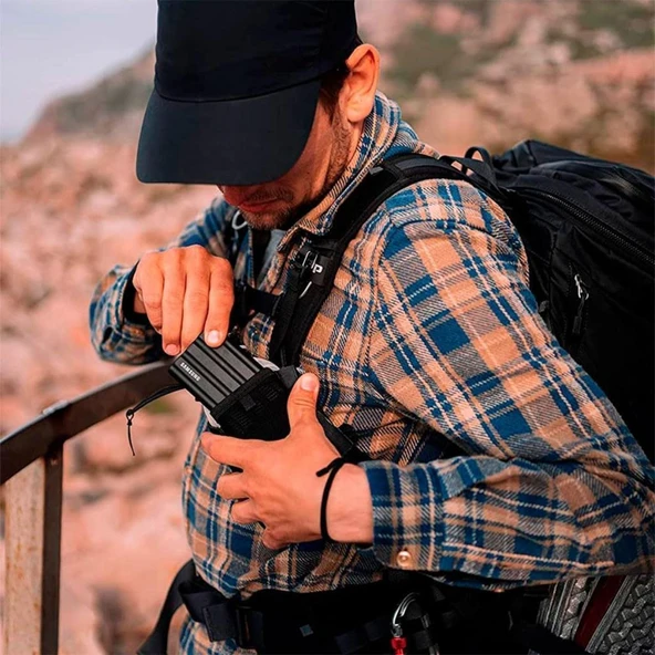 Samsung T7 Shield MU-PE2T0S/WW Siyah USB 3.2 2 TB Taşınabilir SSD - Resim 3