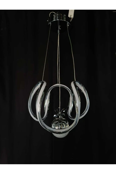 Bohem Aydınlatma Bohem Avize Ahtapot Model Tek Top Çift taraf 3 Renk LED Modern Avize - Resim 3