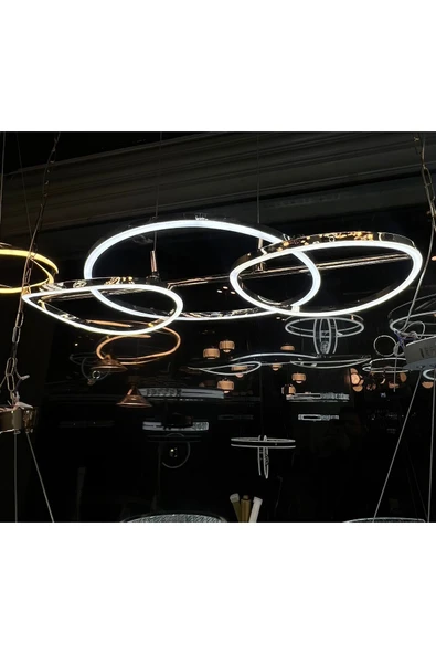 Bohem Aydınlatma LQ148 Modern/Lüks Avize 3 Renk Led Beyaz/Sarı/Gün ışığı - Resim 2